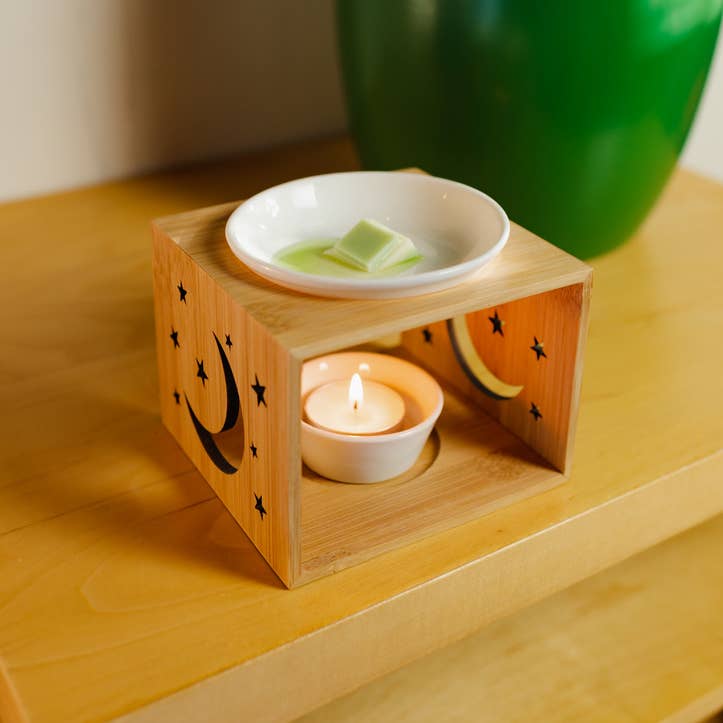 Bamboo Switch - Bamboo Moon Wax Melt Burner - all things being eco chilliwack