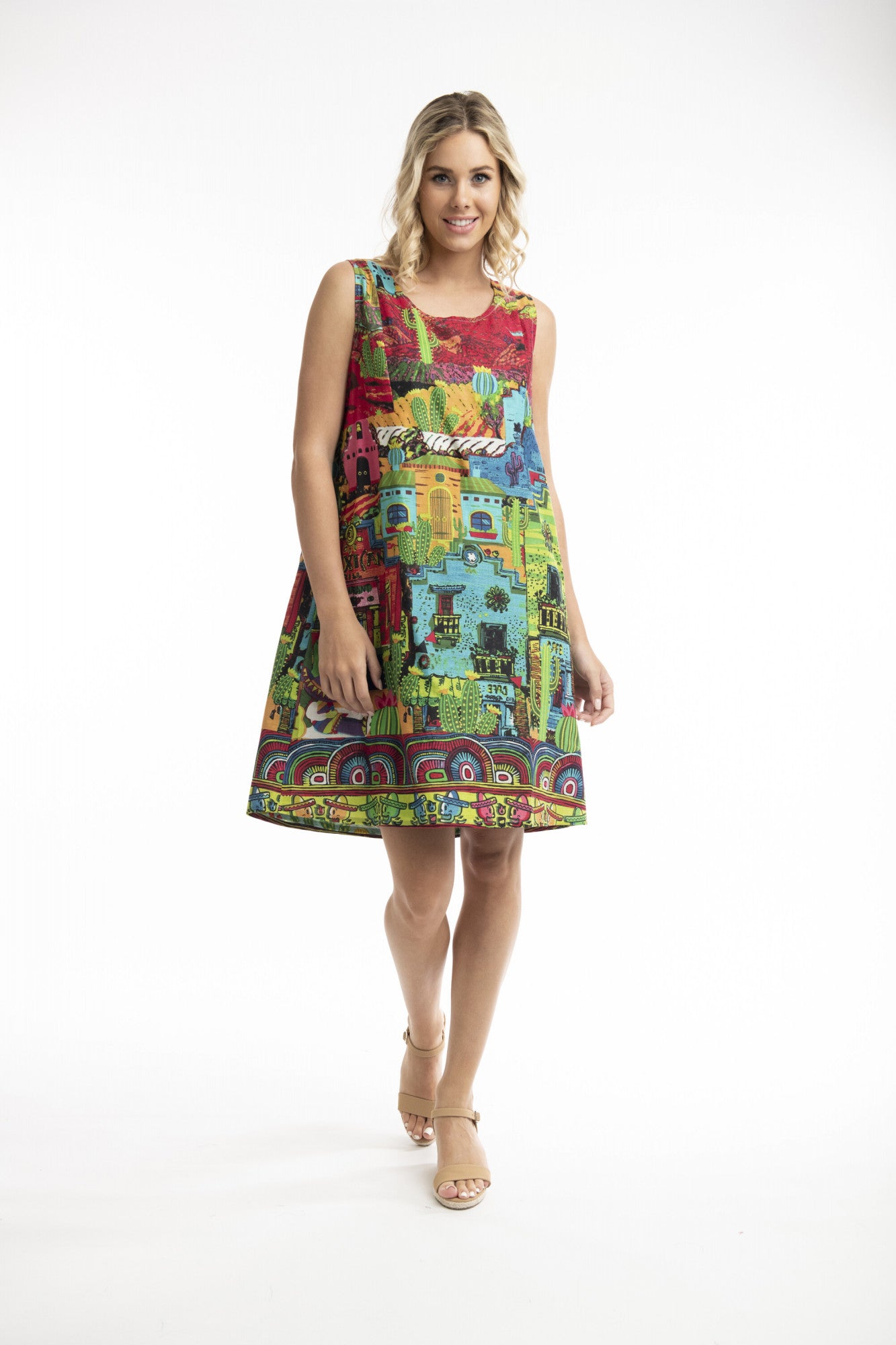Orientique - El Paso Reversible Dress - all things being eco chilliwack canada