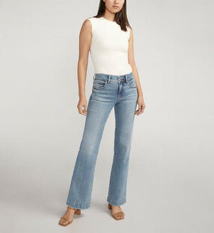 Silver Jeans - Suki Mid Rise Trouser Leg - all things being eco chilliwack canada