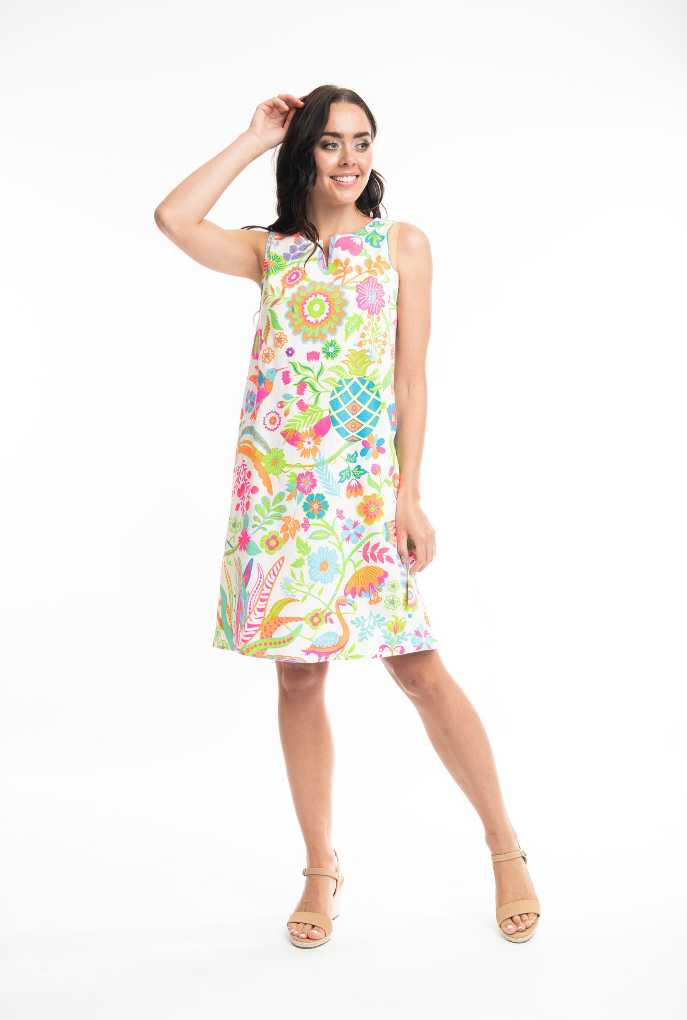 Orientique - Kusadasi Shift Dress - all things being eco chilliwack canada
