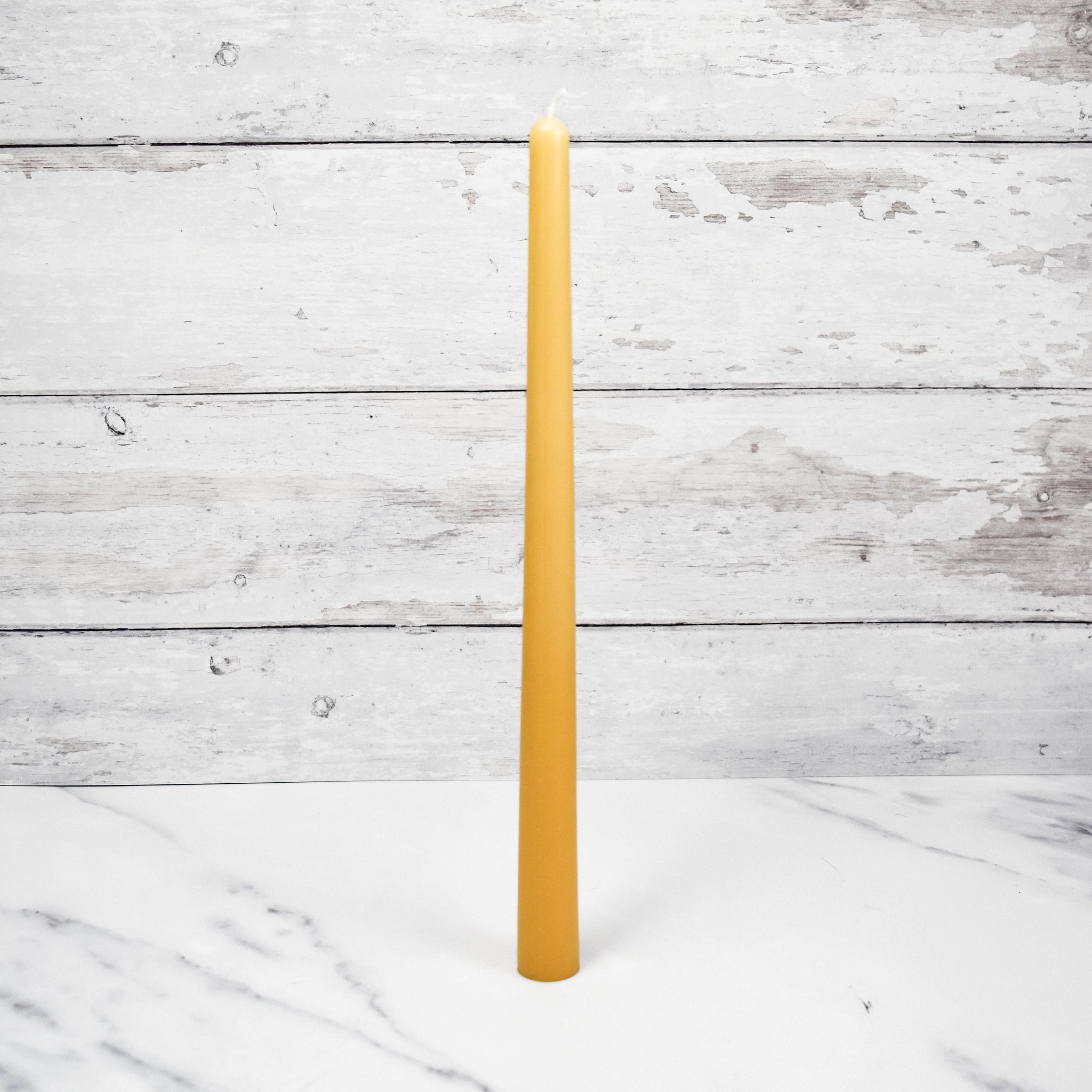 Honey Candles - 12" Natural Taper Beeswax Candles