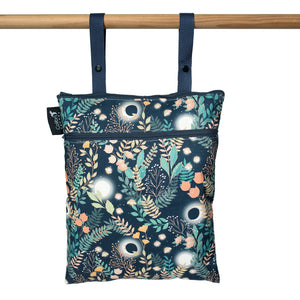 Colibri - Double Duty Wet Bag - Fireflies Pattern - All Things Being Eco - Zero Waste