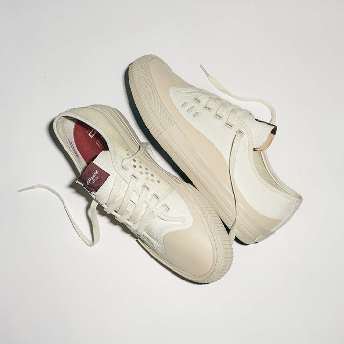 GLOBE - Gillette Shoes Antique White | Vegan Skate Shoes | Sustainable Footwear