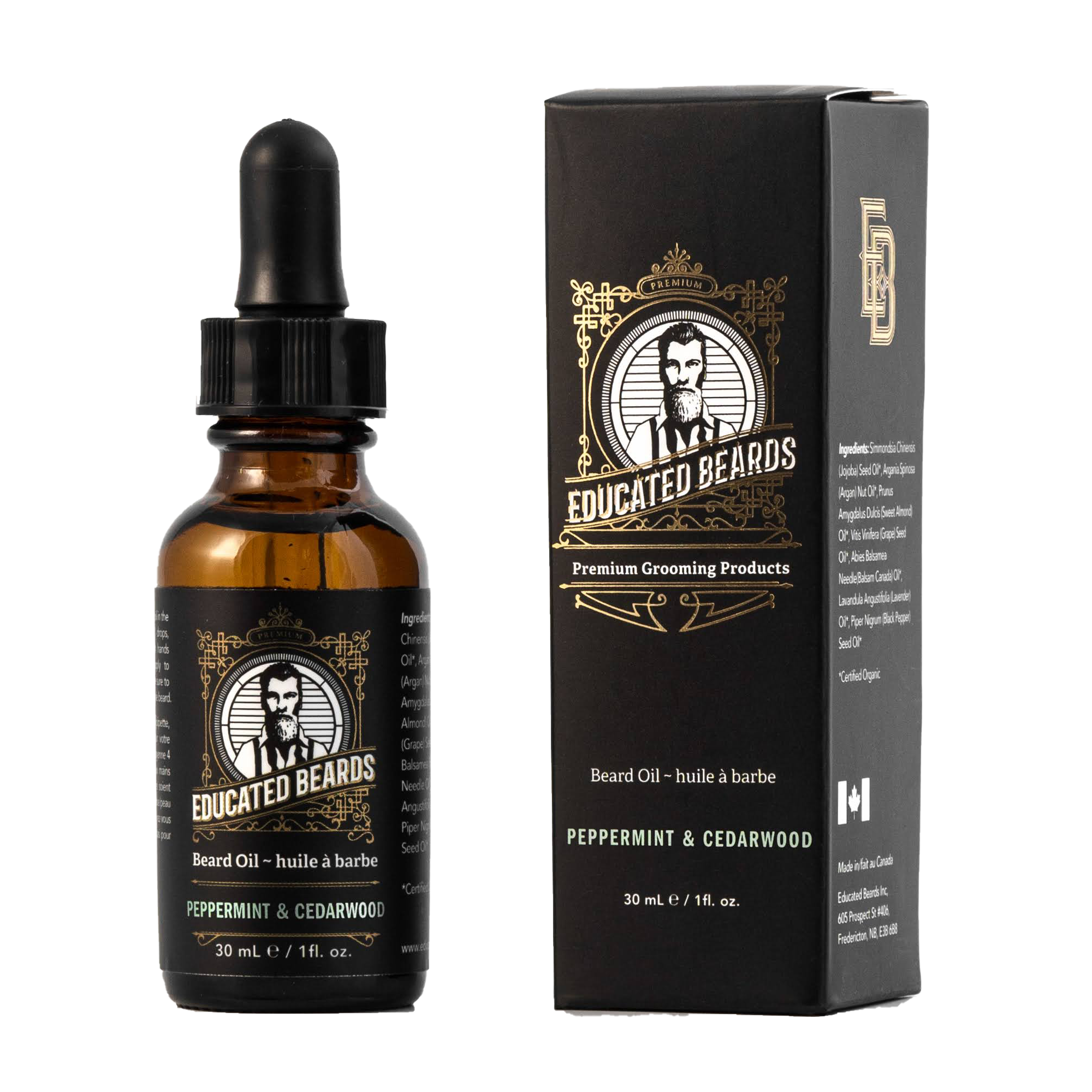 Educated Beards - Peppermint & Cedarwood Beard Oil
