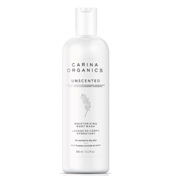 Carina Organics - Unscented Moisturizing Body Wash Canadian Made vegan skincare 