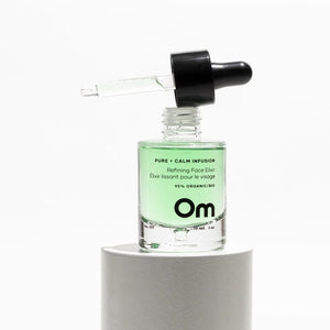 Om - Pure + Calm Infusion Refining Face Elixir all things being eco chilliwack