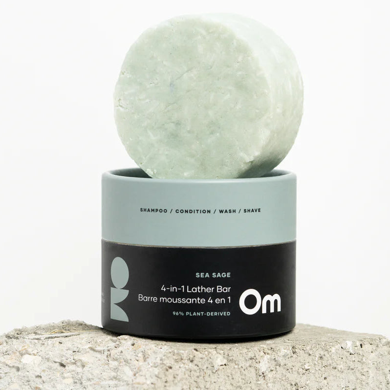 Om - Sea Sage 4-in-1 Lather Bar