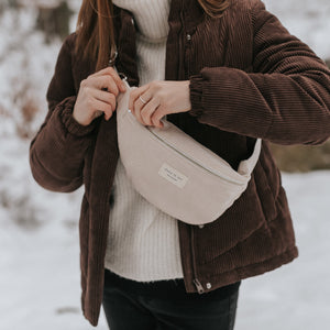 Dans Le Sac - Corduroy Crossbody/Belt Bag - all things being eco chilliwack - Canadian made vegan purses and accessories