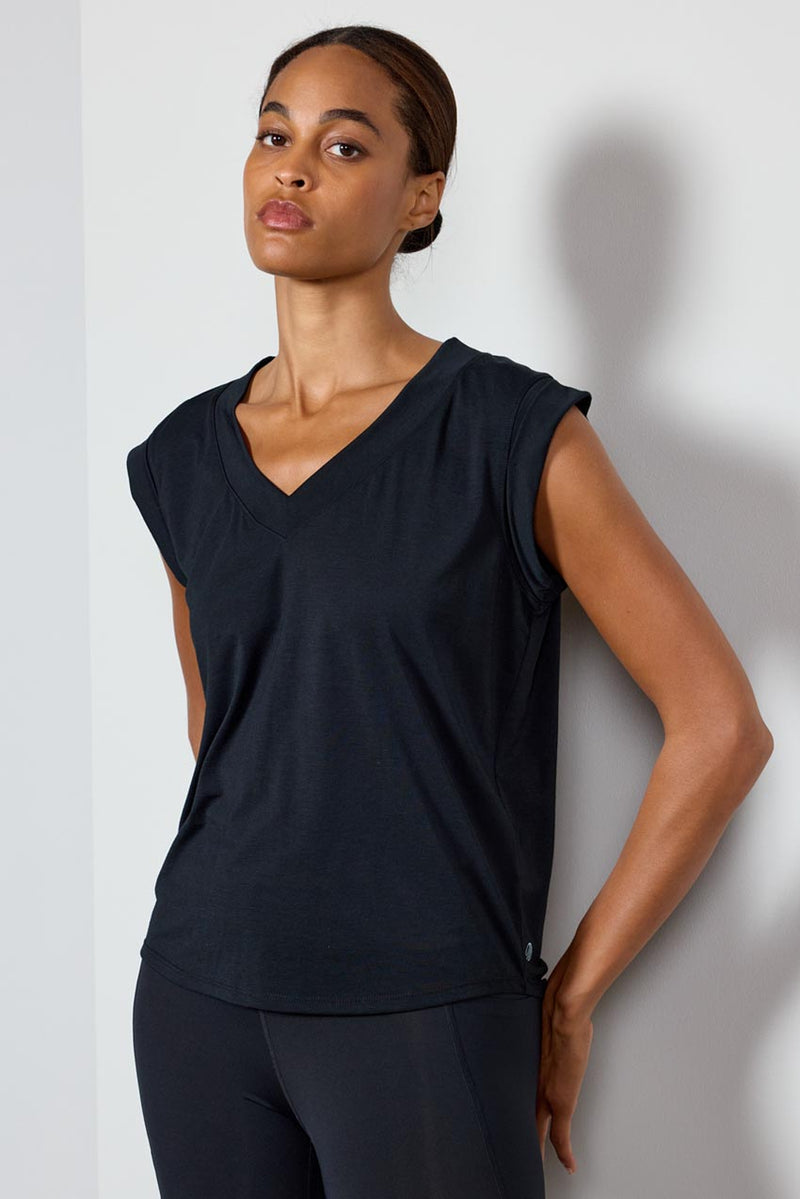 MPG - Dynamic V-Neck Cap Sleeve T-Shirt - all things being eco chilliwack canada