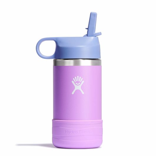 Hydro Flask - 12oz. Kids Wide Mouth Straw Cap And Boot Insulated Bottle - anemone