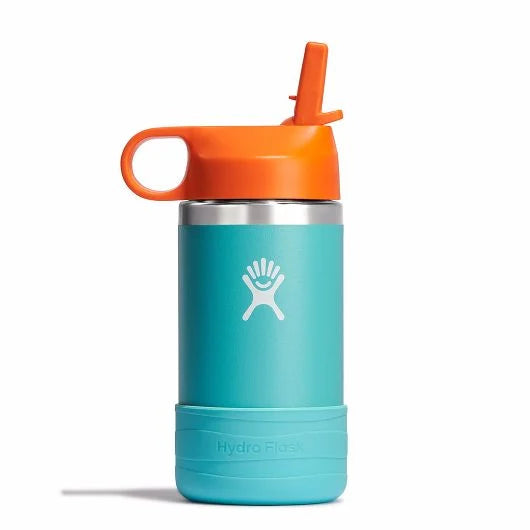 Hydro Flask - 12oz. Kids Wide Mouth Straw Cap And Boot Insulated Bottle