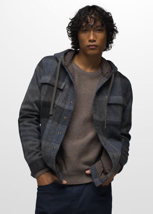 Prana - Asgard Hooded Flannel Shirt - all things being eco chilliwack - men's clothing store