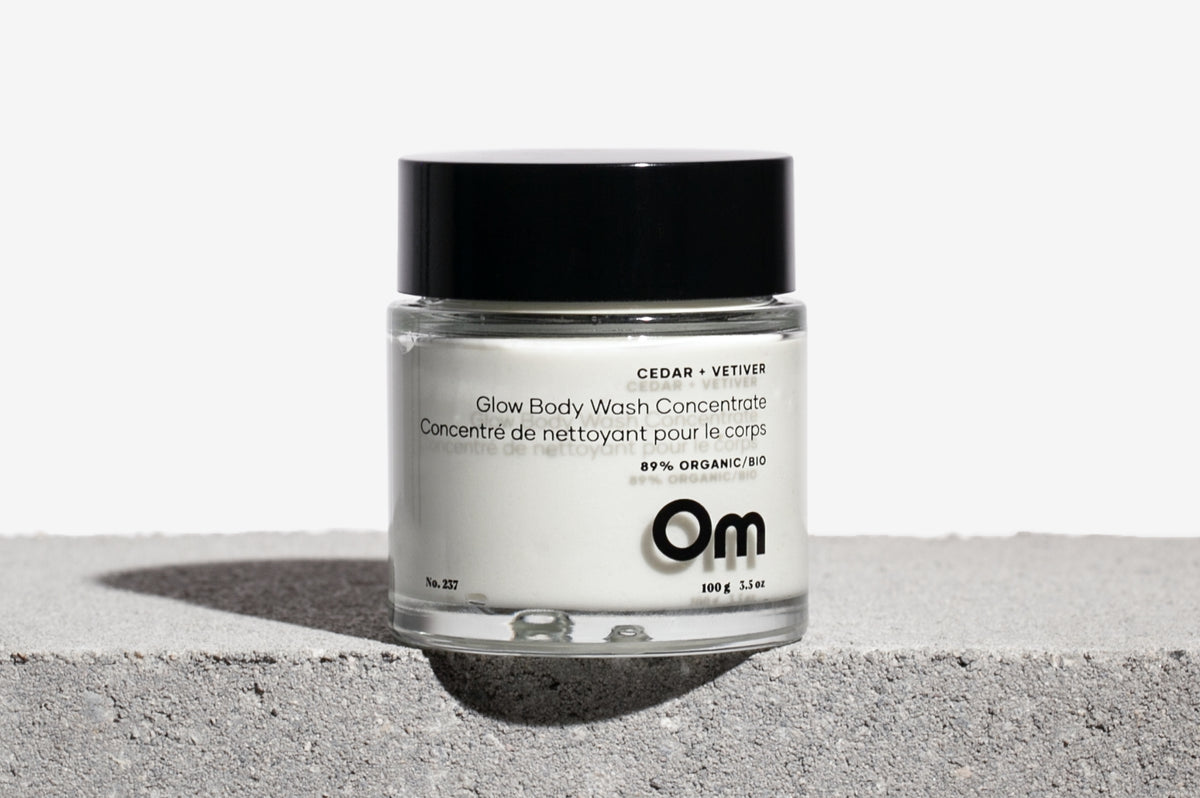 Om - Cedar + Vetiver Glow Body Wash Concentrate