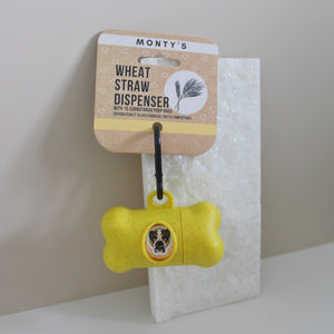 Monty's Bags - Eco-Friendly Poop Bag Dispenser + 15 Compostable Bags