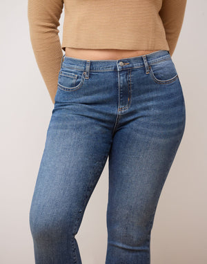 Second Yoga Jeans - Classic Rise Emily Slim Raindrop 30"