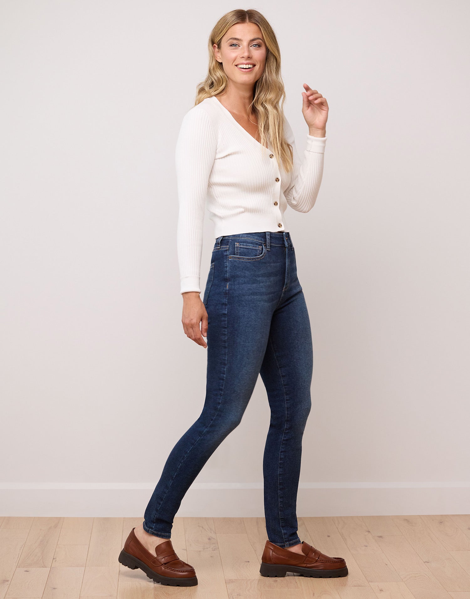 Second Yoga Jeans - High Rise Rachel Skinny Riverside 30" - all things being eco chilliwack - sustainable women's fashion - eco friendly clothing store