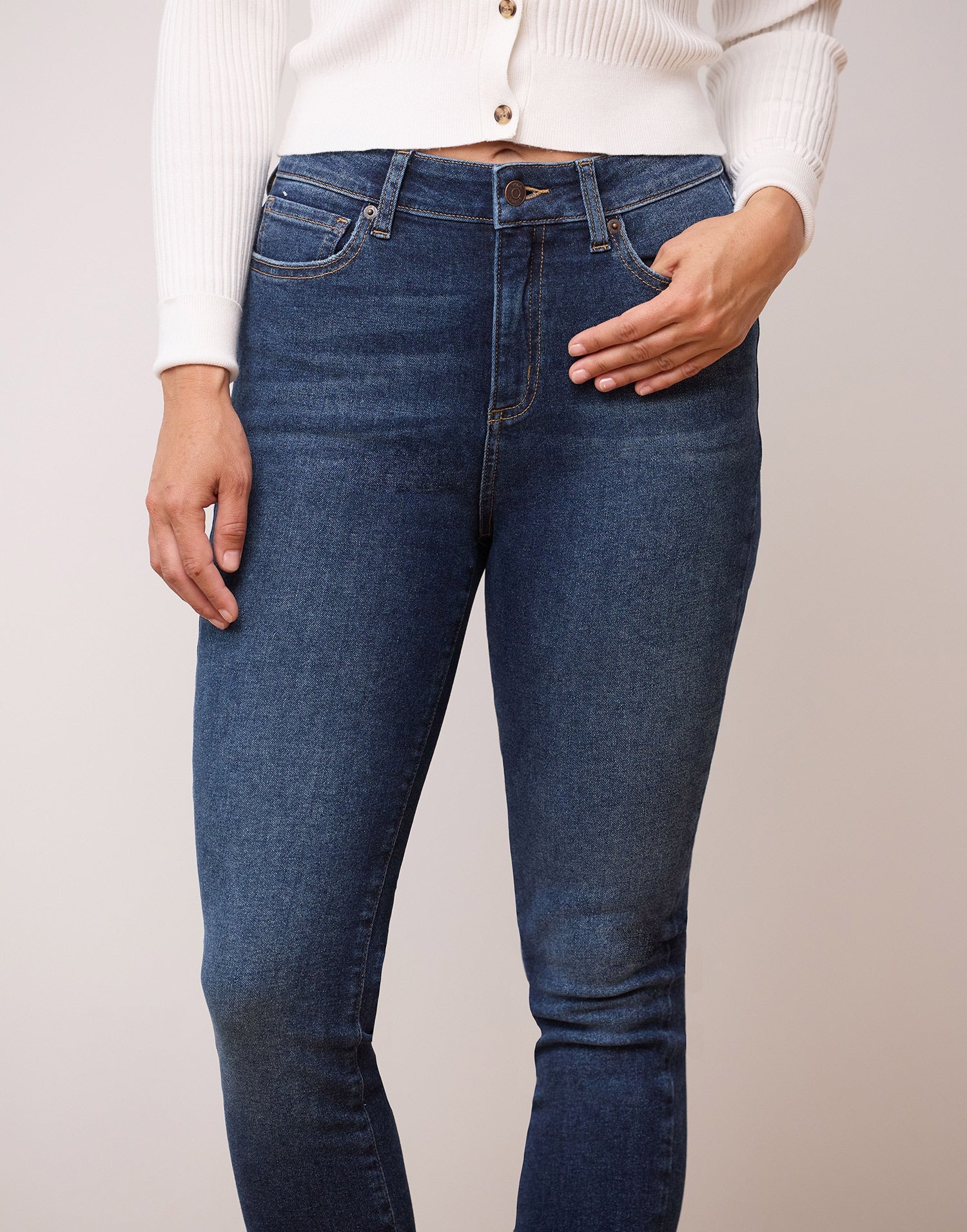 Second Yoga Jeans - High Rise Rachel Skinny Riverside 30"