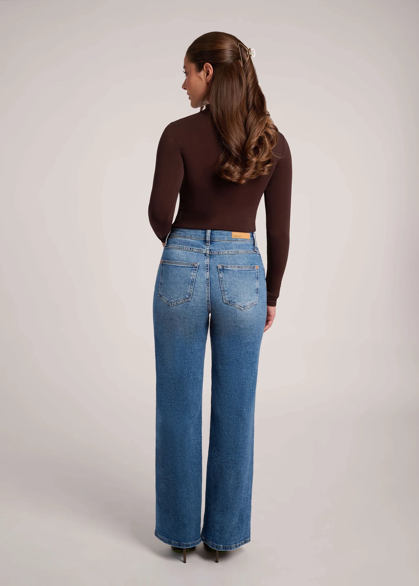 Second Yoga Jeans - Classic Rise Lily Wide Leg - Jersey
