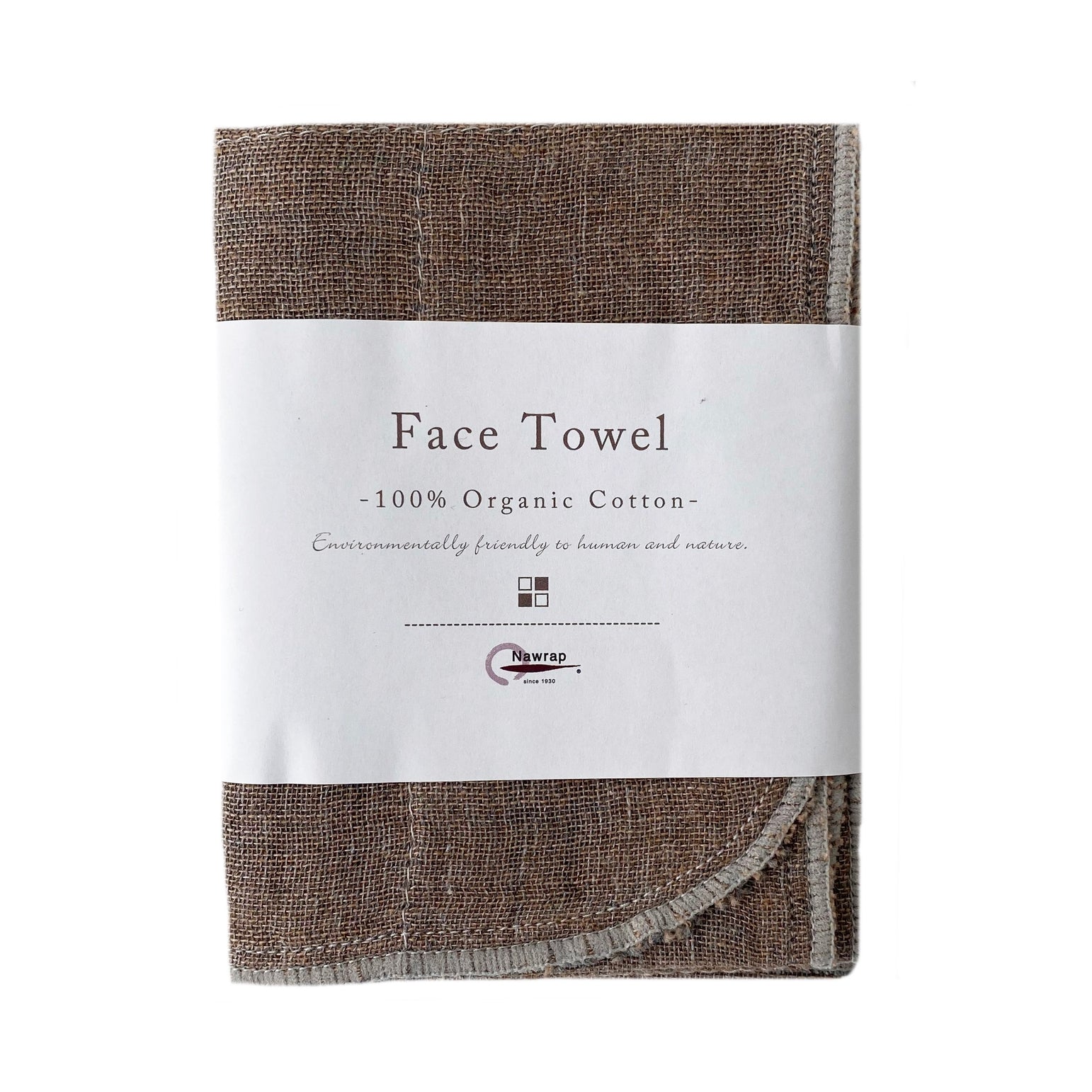 IPPINKA - Binchotan-Infused Nawrap Organic Cotton Face Towel