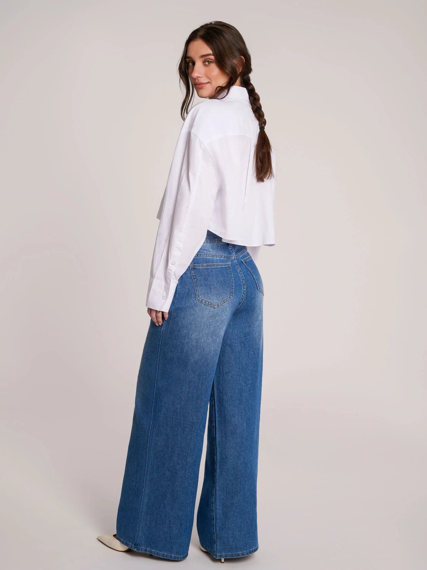 Second Yoga Jeans - High Rise Lily Wide Leg Crocus