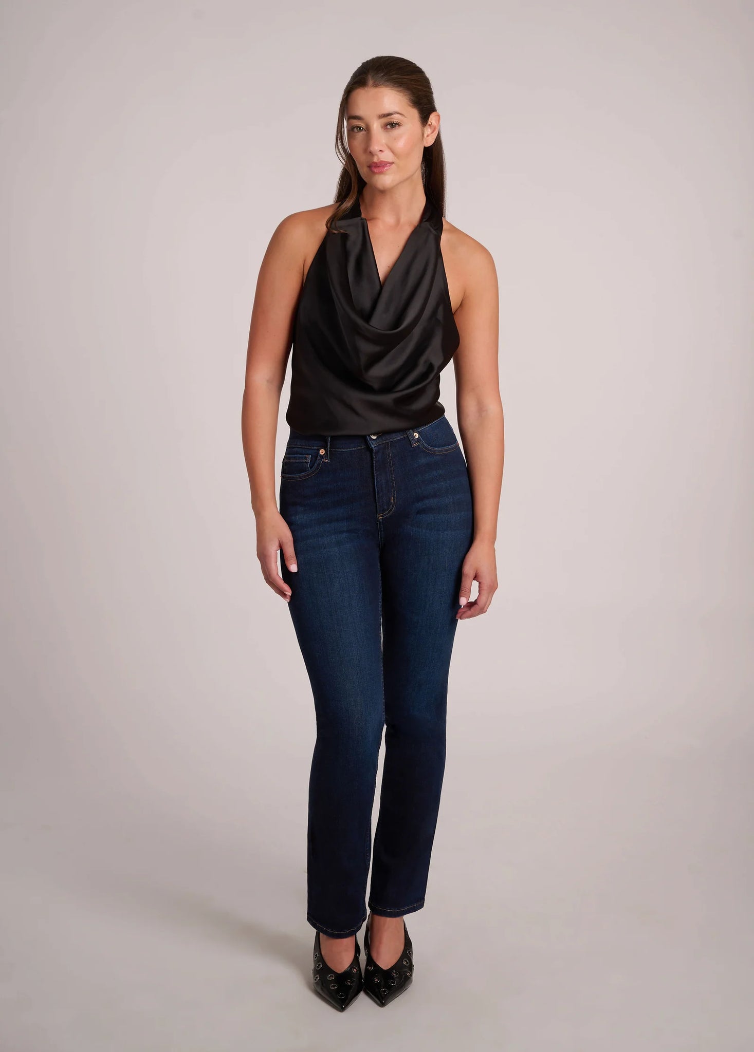 Second Yoga Jeans - Classic Rise Emily Slim Dark Wash - Phoenix