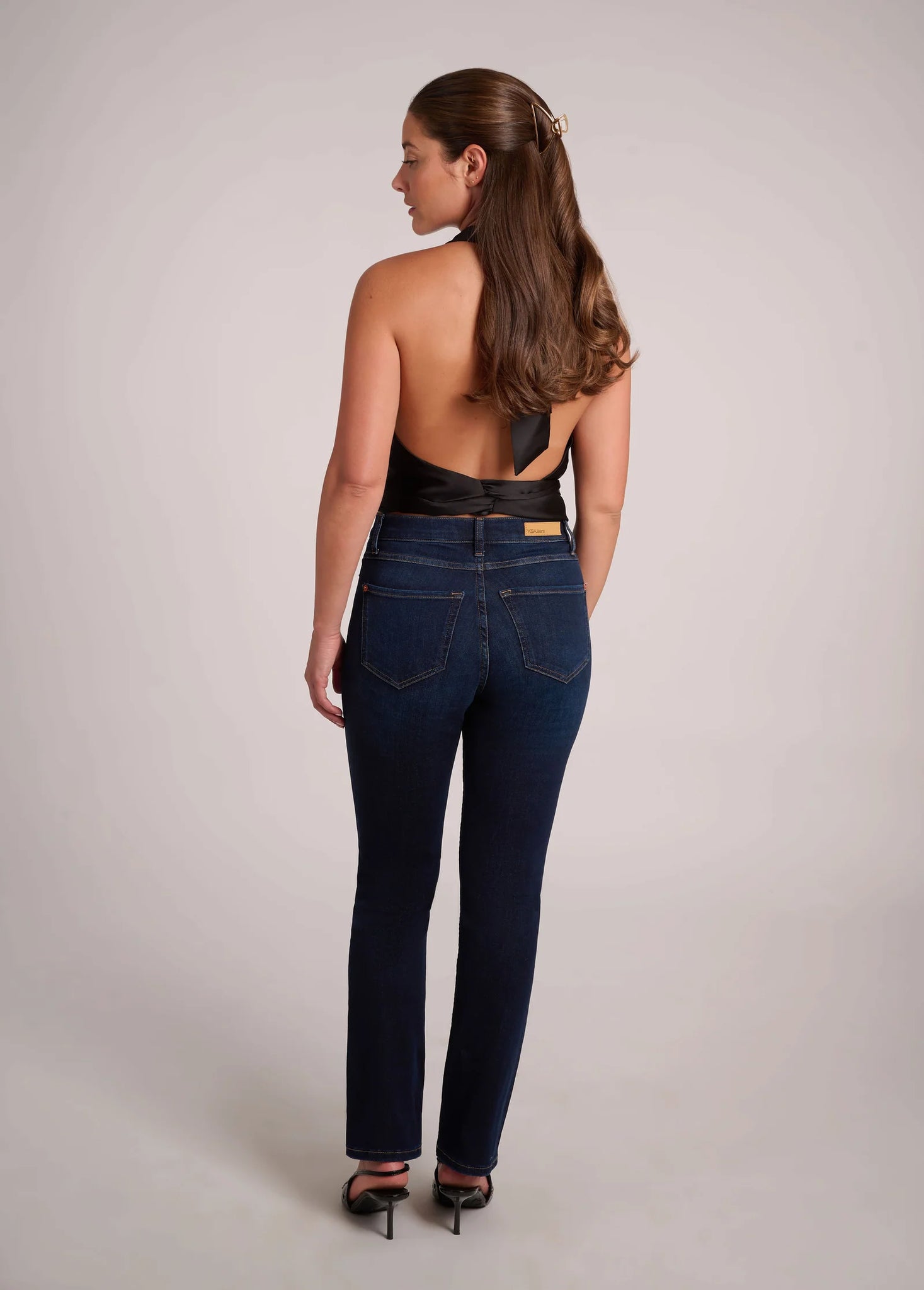 Second Yoga Jeans - Classic Rise Emily Slim Dark Wash - Phoenix