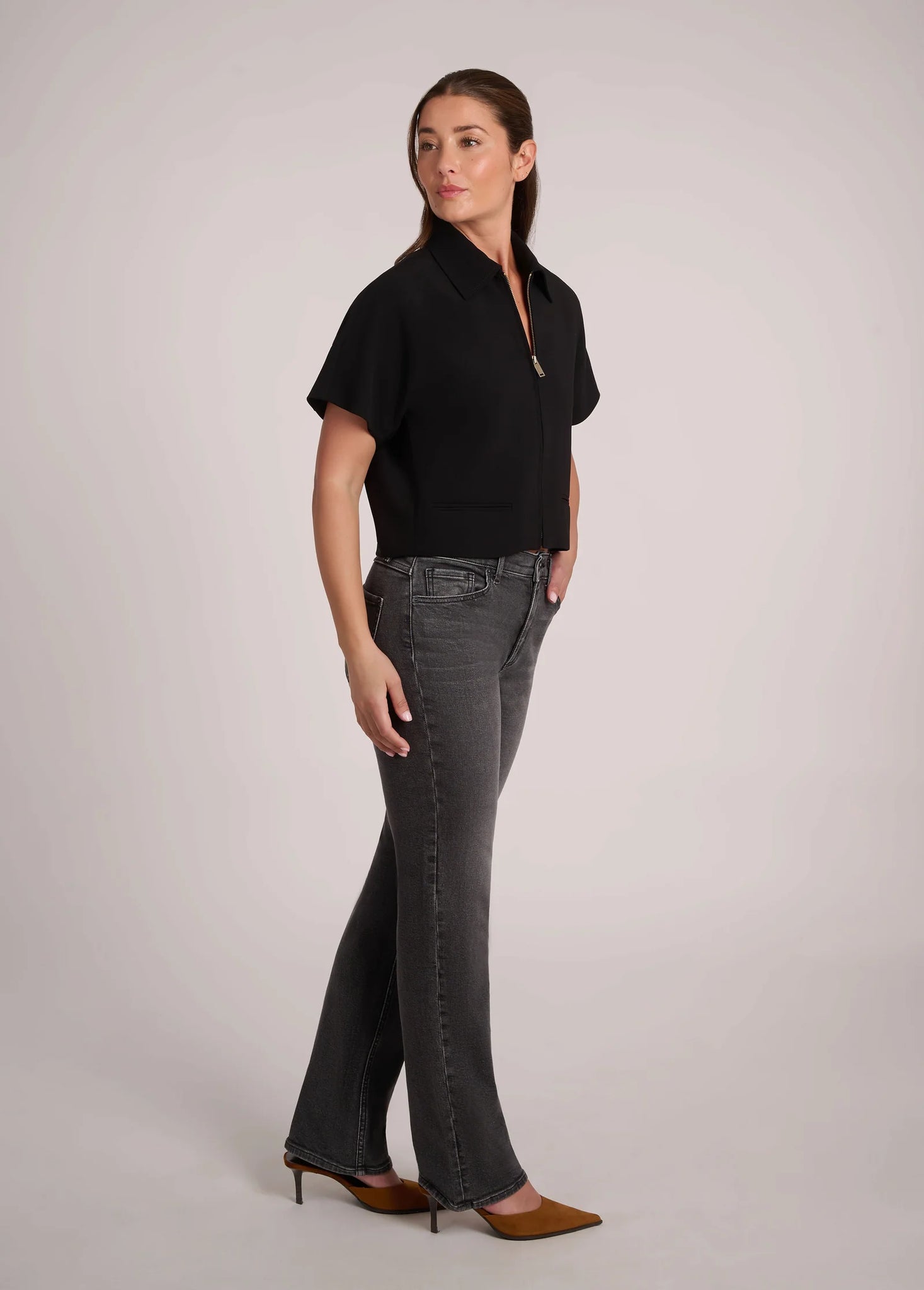 Second Yoga Jeans - Classic Rise Chloe Straight - Navi