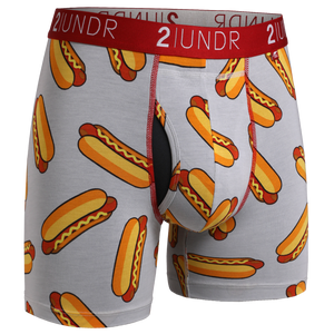 2UNDR - Printed Swing Shift Boxers Wieners
