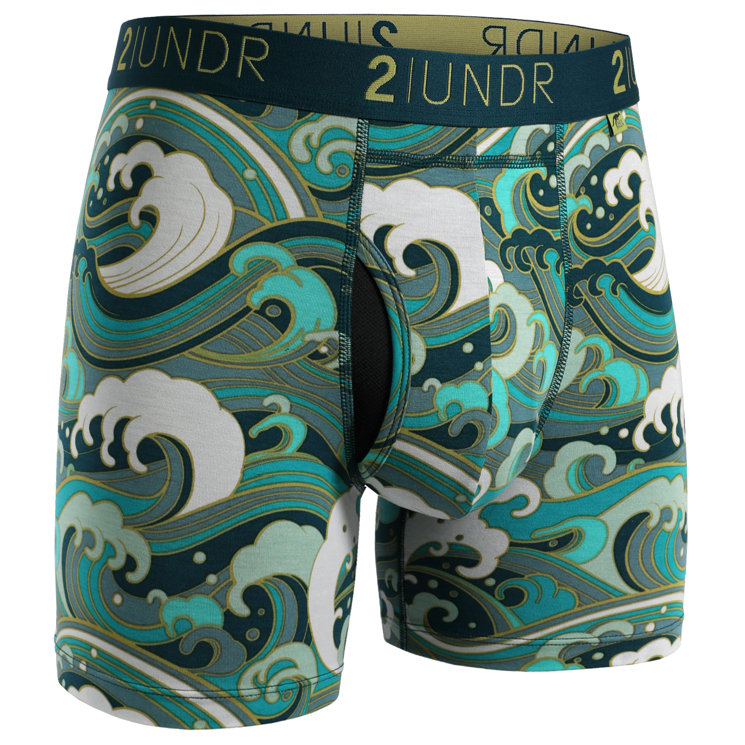 2UNDR - Printed Swing Shift Boxers White Caps 
