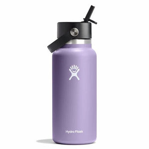 Hydro Flask - 32oz. Wide Flex Straw Vacuum Insulated Stainless Steel Water Bottle