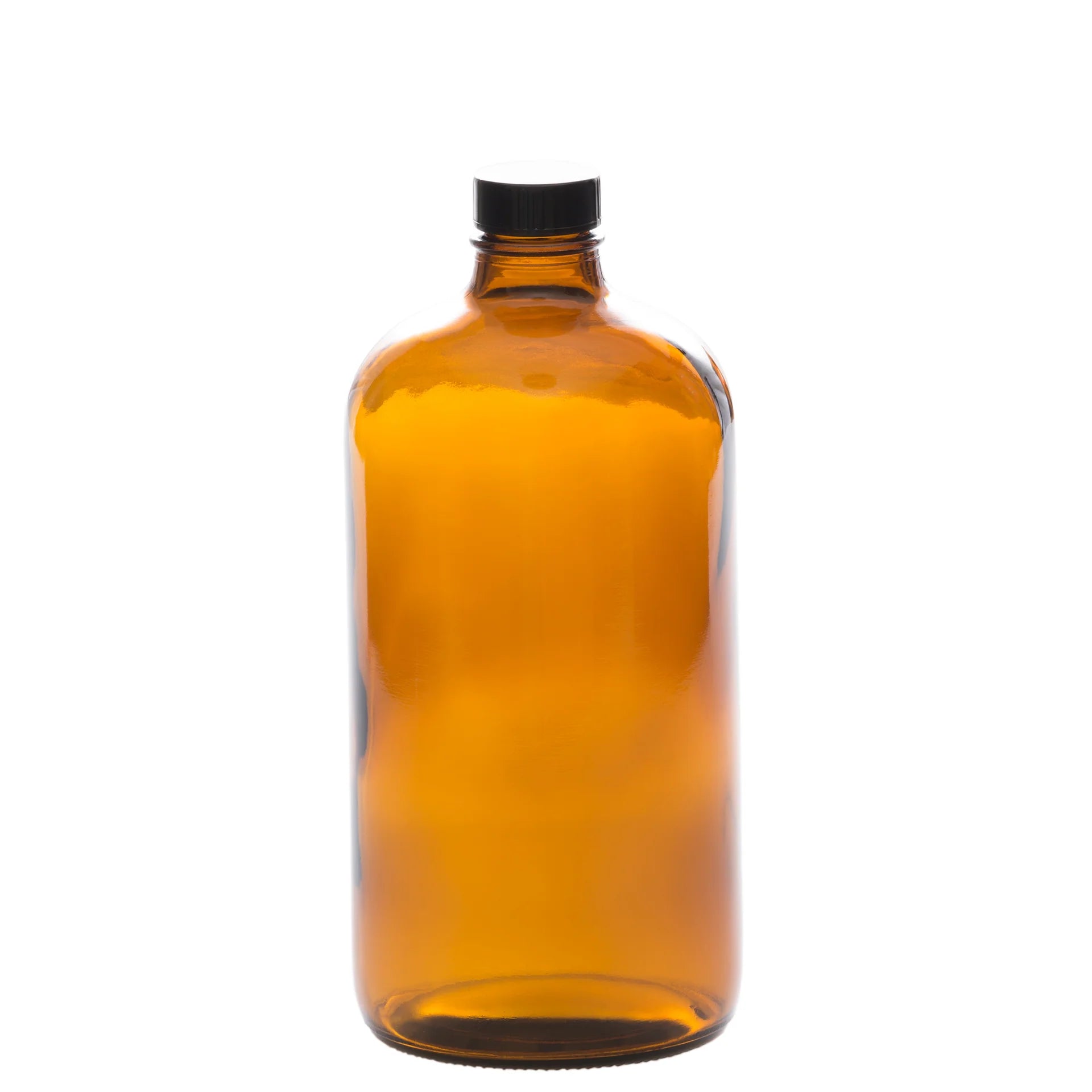 All Things Being Eco - 32oz Amber Boston Round with Cap Closure