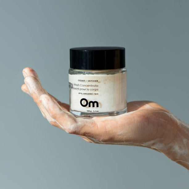 Om - Cedar + Vetiver Glow Body Wash Concentrate