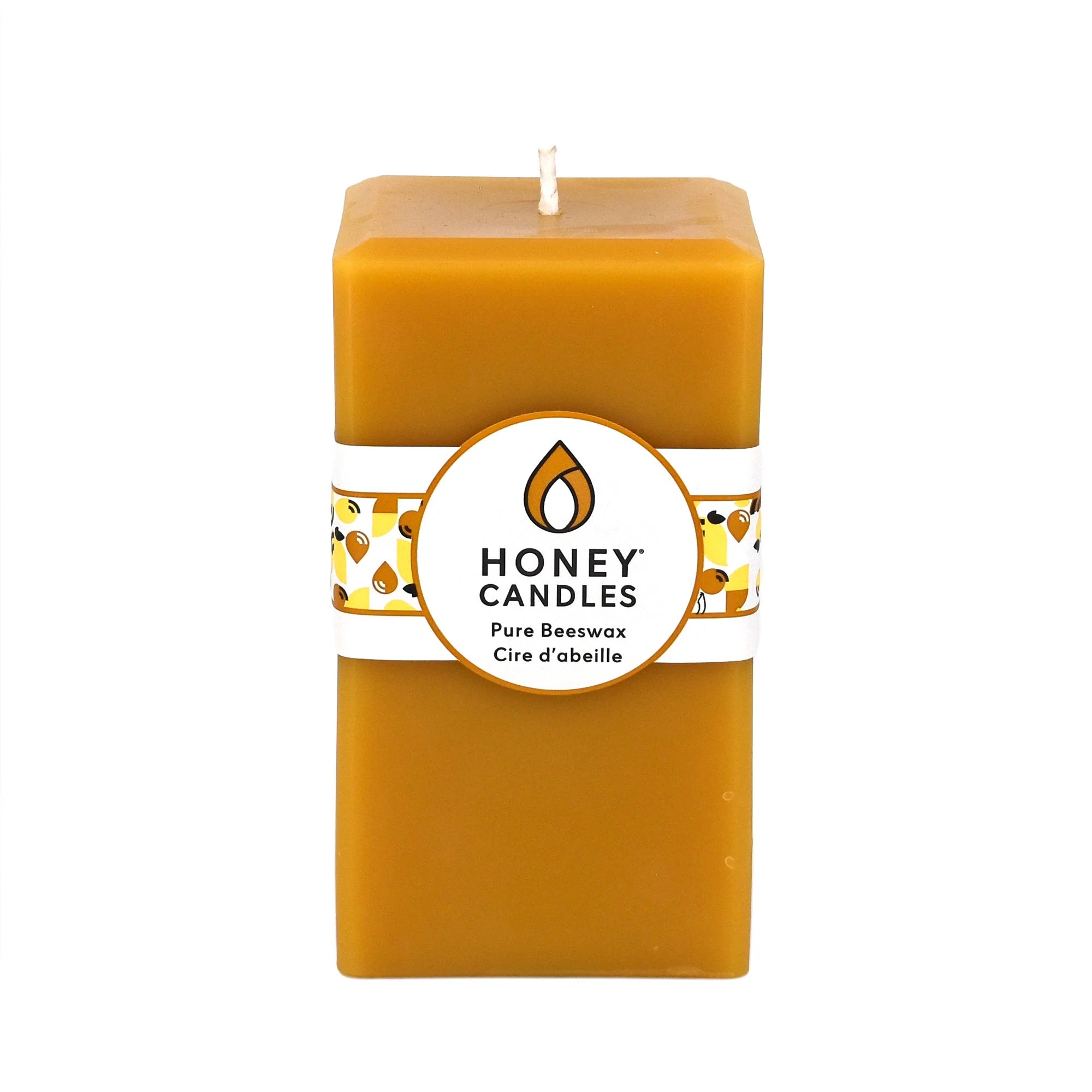 Honey Candles - 5" Square Pillar Candle