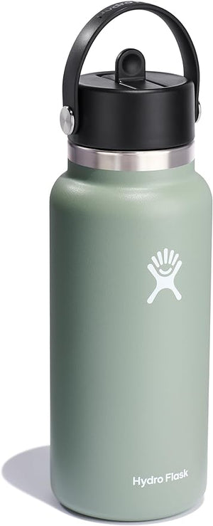 Hydro Flask - 32oz. Wide Flex Straw Vacuum Insulated Stainless Steel Water Bottle