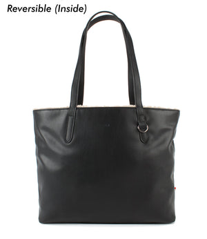 Co-Lab - Reversible Gem Tote - all things being eco chilliwck - vegan shearling leather look - reversible