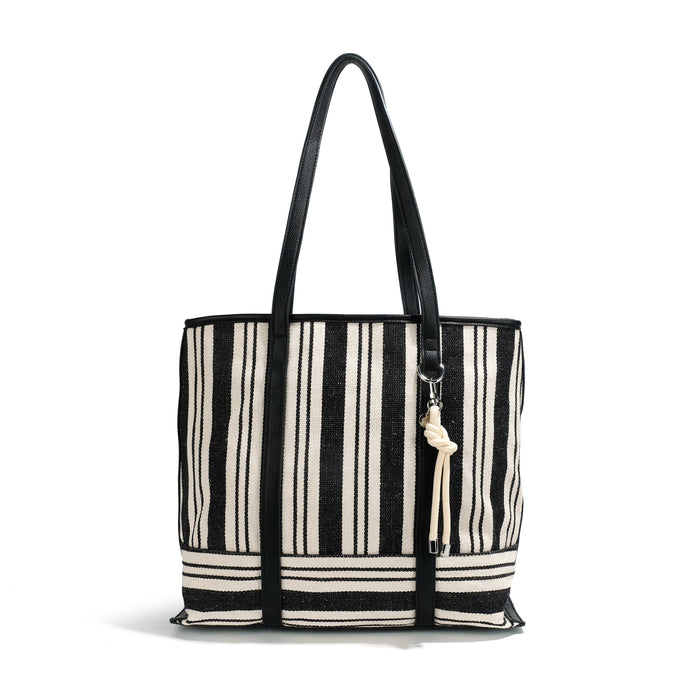 Co-Lab - Stripes Shay Tote - all things being eco chilliwack - sustainable women's fashion