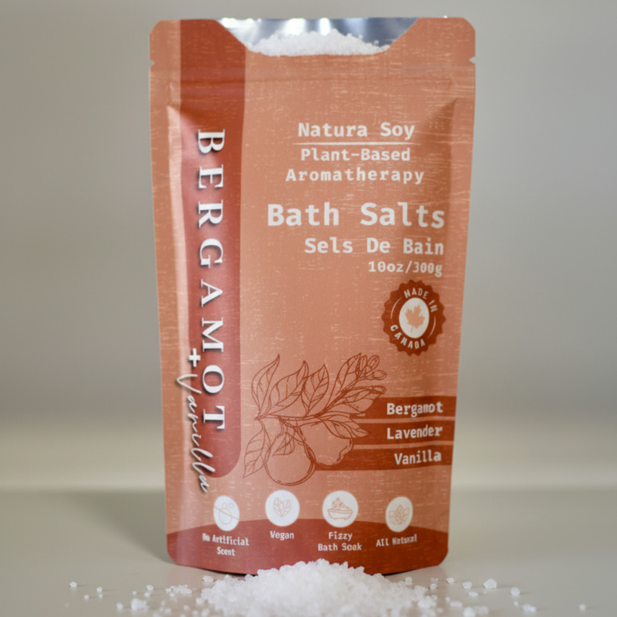 Natura Soy - Bath Soakm | Bergamot Vanilla