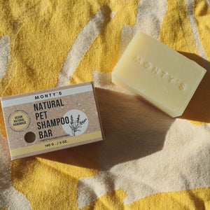 Monty's Bags - Natural Pet Shampoo Bar For Dogs & Cats