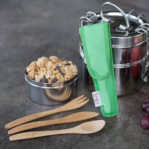 To-Go Ware - Kids Bamboo Utensil Set - all things being eco chilliwack