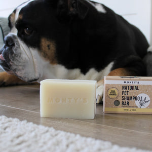 Monty's Bags - Natural Pet Shampoo Bar For Dogs & Cats