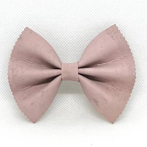 SoftSoul - Ballet Pink Bow Cork Hair Barrette