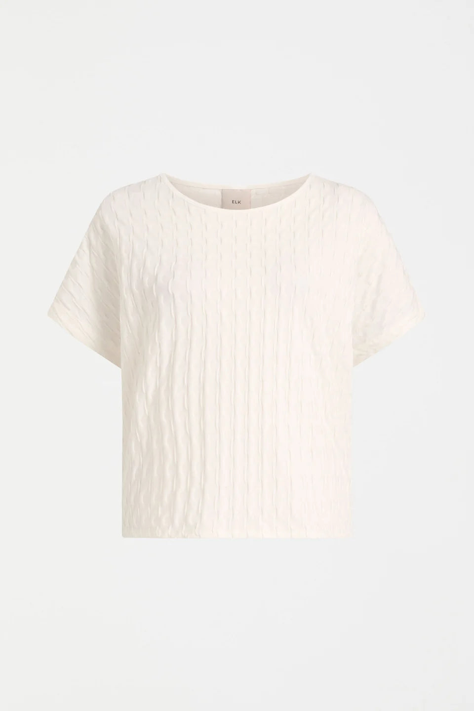 Elk The Label - Orta Boxy Textured Tee Shirt