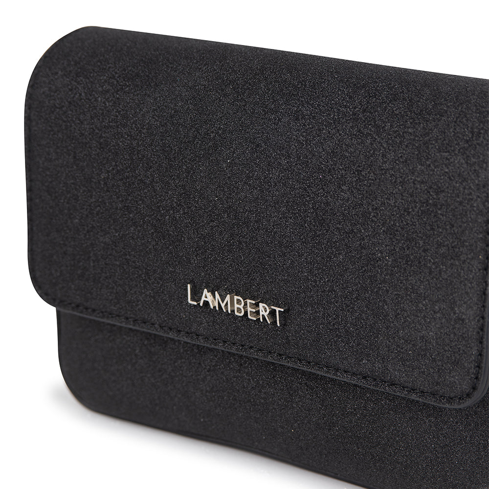 Lambert - The Aimee Black Shiny 2-In-1 Handbag