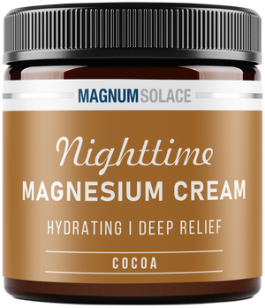 Magnum Solace - Nighttime Magnesium Cream - all things being eco chilliwack - organic and natural skincare - natural body lotion