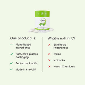 Aspen Clean - Eucalyptus & Rosemary Laundry Pods - all things being eco chilliwack canada - clean plant based household products