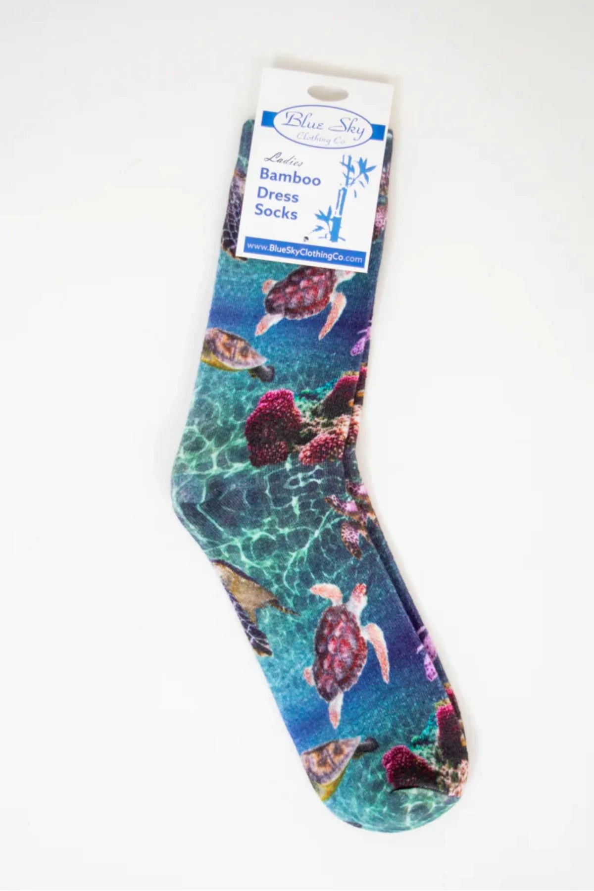 Blue Sky - Ladies Printed Bamboo Dress Socks
