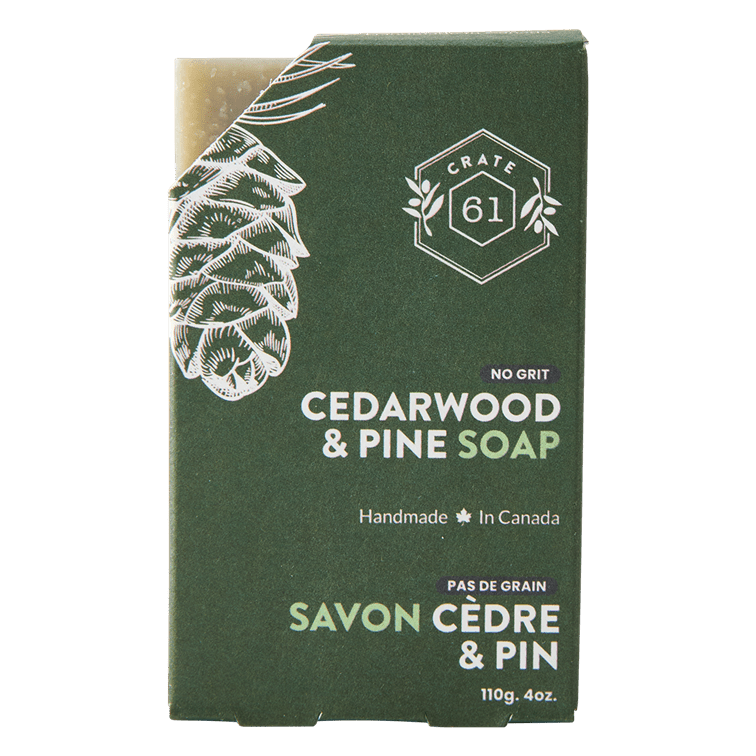 CRATE 61 - Cedarwood & Pine Soap Plant Based Soap Bar