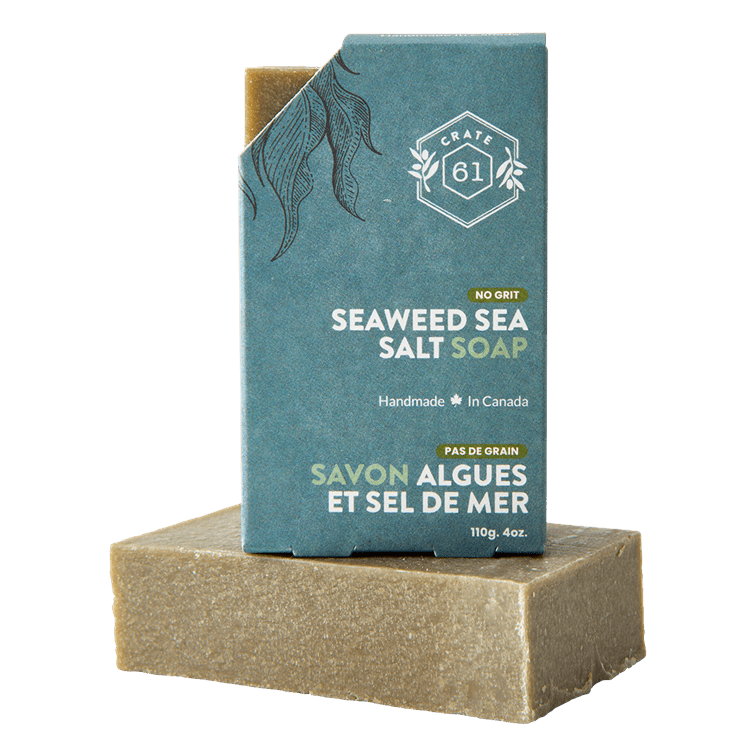 CRATE 61 - Seaweed & Sea Salt Plant Based Soap Bar