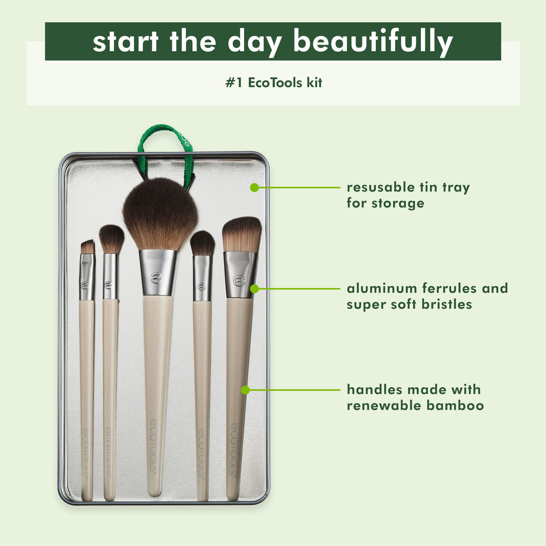 EcoTools - Start The Day Beautifully Makeup Brush Set
