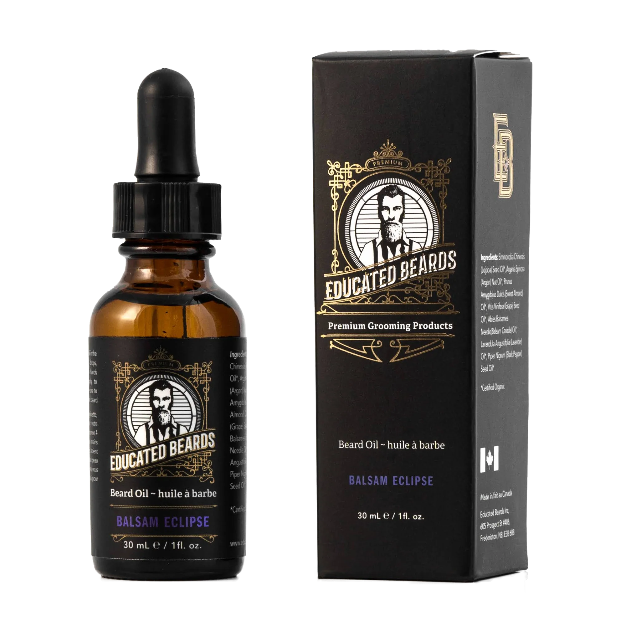 Educated Beards - Balsam Eclipse Beard Oil - all things being eco